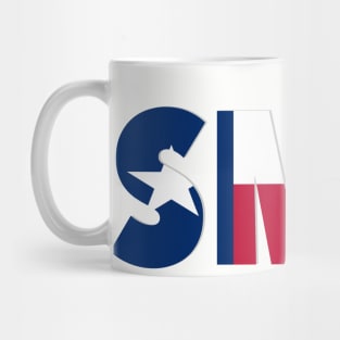 SMU Texas Flag Mug